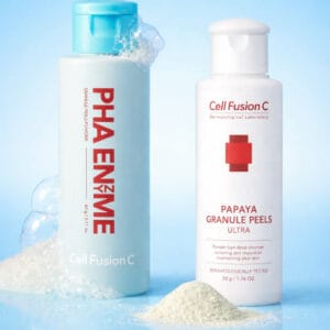 CFCR „PHA Enzyme Granules Peels Powder" fermentinis šveitiklis su žaliojo molio milteliais, 60 g