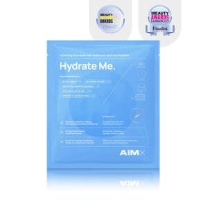 Greito poveikio giliai drėkinanti veido kaukė su peptidais AIMX „Hydrate Me“.1 vnt.