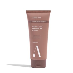 Azure Tan “Nourish and Glow” vidutinis/tamsus savaiminio įdegio losjonas. 200 ml.