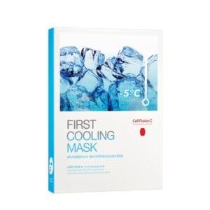Vėsinanti ir drėkinanti veido kaukė "First Cooling Mask" 5 vnt. (dėžutė)