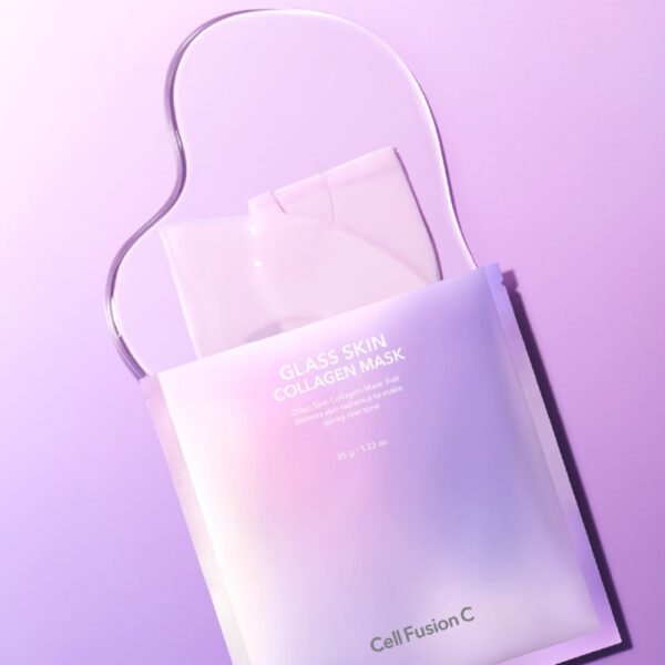 Skaistinanti hidrogelinė kaukė su kolagenu "Glass Skin Collagen Mask" 1 vnt. - Image 2