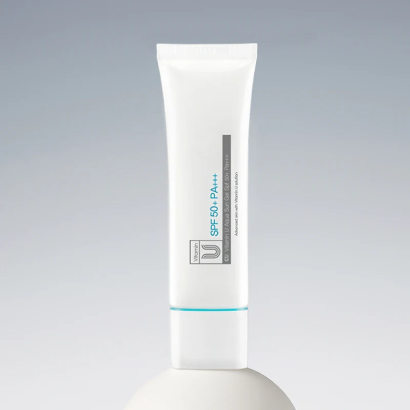 CUSKIN VITAMIN U AQUA SUN GEL SPF50+ PA+++ – DRĖKINAMASIS APSAUGINIS KREMAS NUO SAULĖS, 50 ML. - Image 3